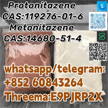 Protonitazene CAS:119276-01-6 Metonitazene CAS:14680-51-4 whatsapp/telegram:+852 60843264 Threema:E9